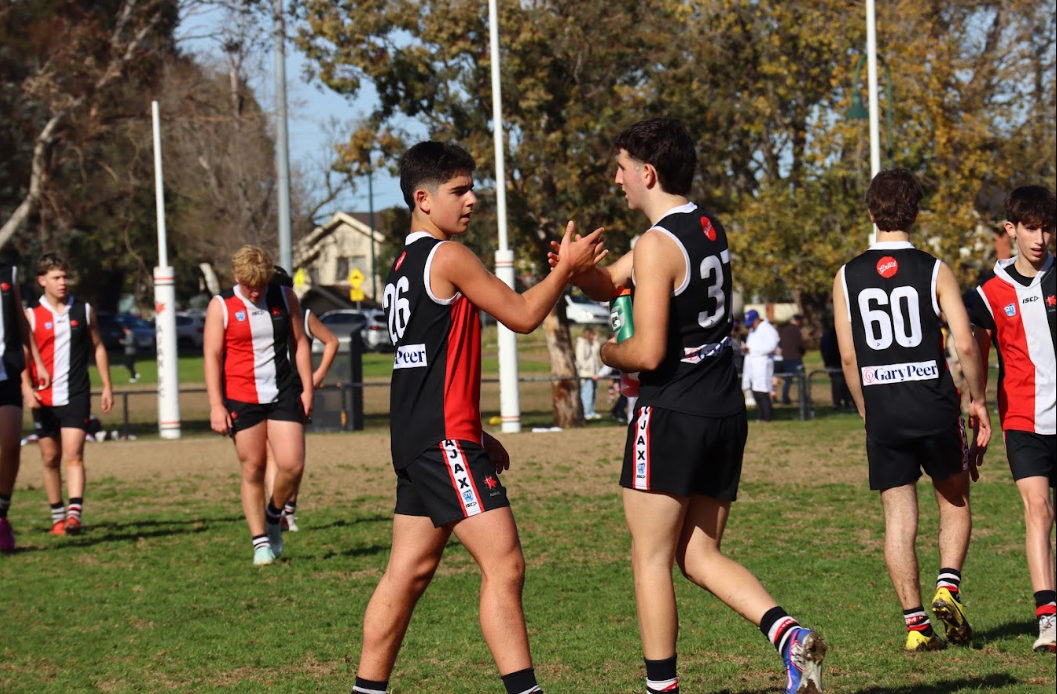 Footy match action